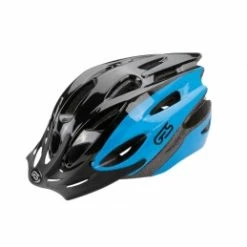Marque Casque Vélo Enfant GES® Apache - Noir/Bleu