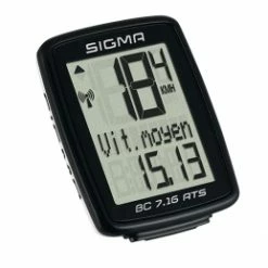 Marque Compteur De Vélo Sigma® BC7.16 ATS 7 FCTS Noir