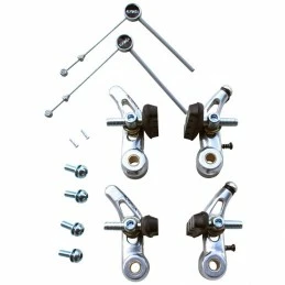 Marque Etrier Frein Vtt Cantilever P2R Alu Argent (2 Paires)