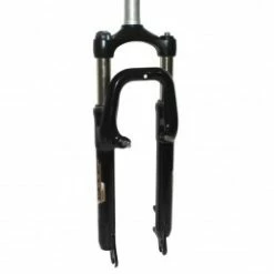 Marque Fourche Vtt 26 " Zoom 386Mlo A Ressort Noir Reglable-Blocable Deb. 60Mm Pivot Lisse 296Mm 1''1-8-28,6 Ext. Compt. V-Brake-Disc
