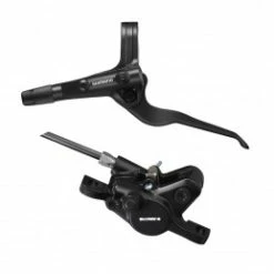 Marque Frein A Disque Vtt Hydraulique Shimano Mt401 Avant Noir Durite 1000Mm Systeme Double Piston (Sans Disque) (Kit)