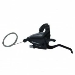 Marque Levier-Manette Vtt Shimano Stef500 Gauche 3V. Noir Pour Frein V-Brake 2 Doigts