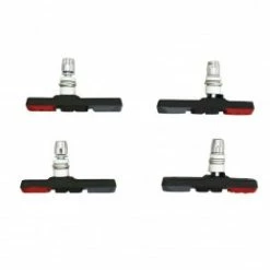 Marque Porte Patin Frein Vtt A Vis Deporte Newton 72mm Rouge/Gris/Noir Type Shimano (2 Paires)