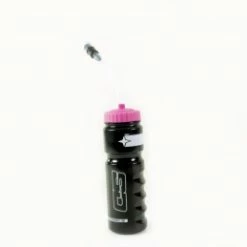 Marque Gourde Avec Paille SD® 700ml - Noir/Rose